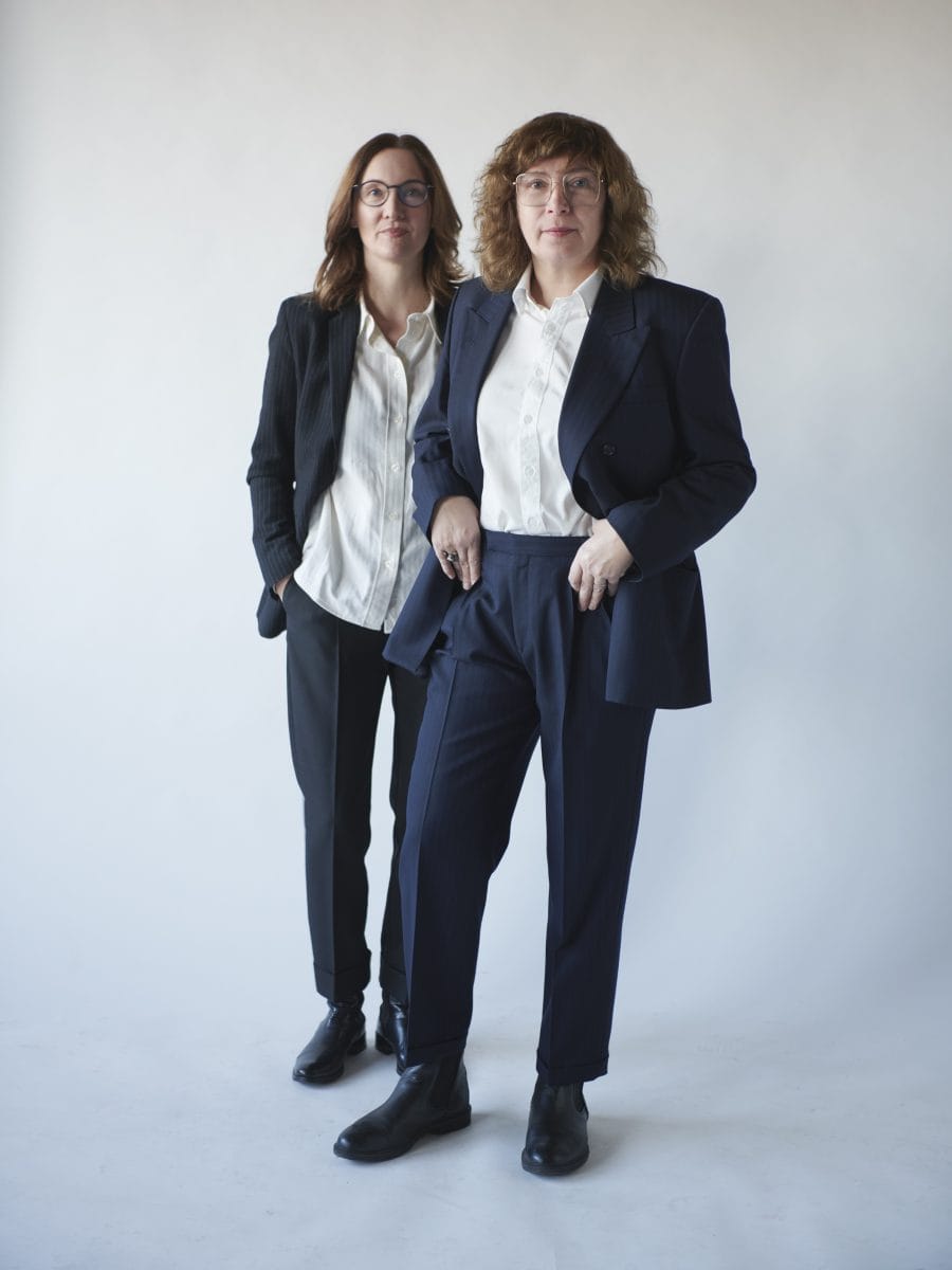 Gabriele Spindler und Anna Jermolaewa, photo by Maria Ziegelböck